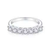 Moissanite Stacking Ring Moissanite seven-star row ring